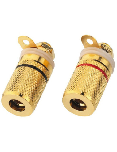 Morsetti x casse  coppia r/n