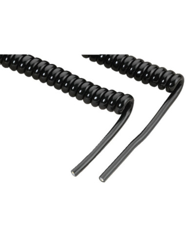 Cavo spiralato microfono 5mm 5conduttori...