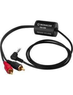 Isolatore linea disaccopiatore di massa jack3,5-m/rca-m