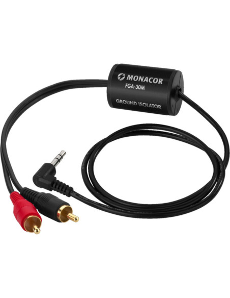 Isolatore linea disaccopiatore di massa jack3,5-m/rca-m