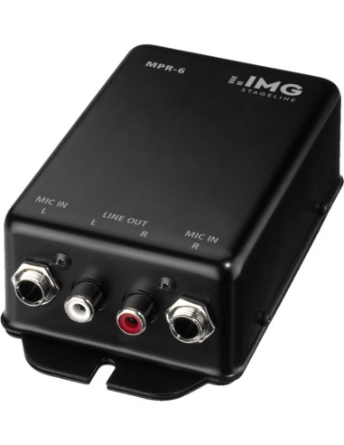 Preamplificatore microfonico stereo