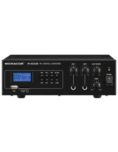 Mixer ampli pa con usb/sd 15wrms 2in micro +...