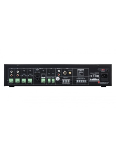 Mixer Amplificato 120W 3 zone 4Ohm 100V con...