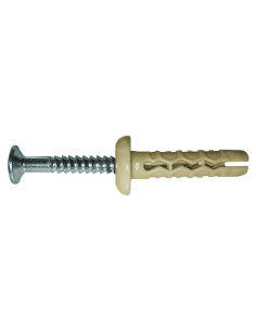 Tassello in Nylon ecosostenibile con chiodo 6x40mm...