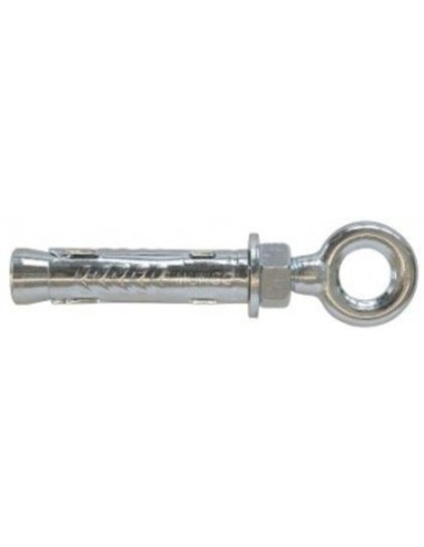 Tassello acciaio con occhiolo 14x62