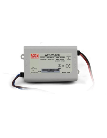Alimentatore LED corrente costante 350mA 25-70v 25W
