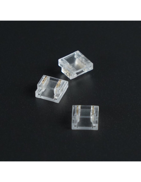 Connettore rapido x strisce led 8mm IP20 confezione 10pz - CBB208-DFTA