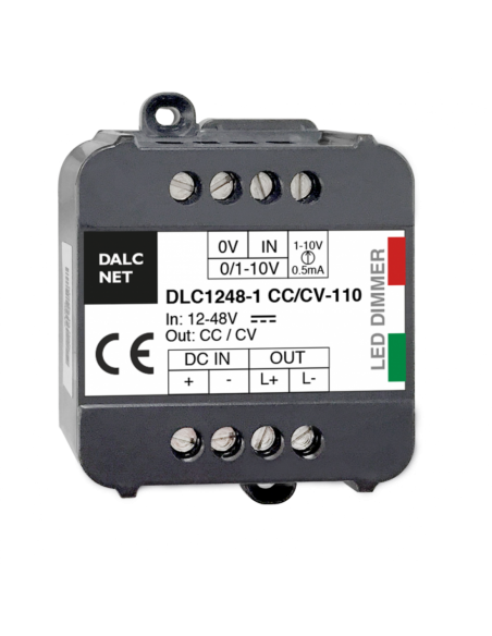 Fader dimmer driver 12/24/48v in voltaggio costante 1-10v e 0-10v
