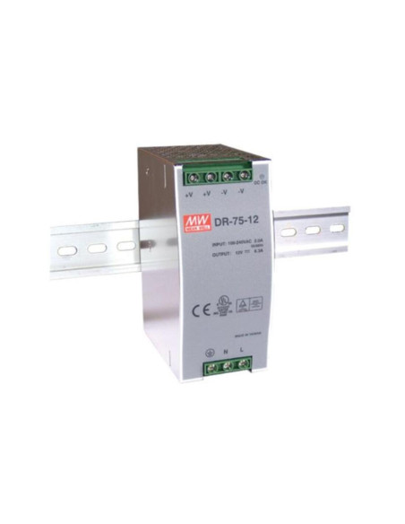 Alimentatore AC/DC 75w 48v 1.6a din rail