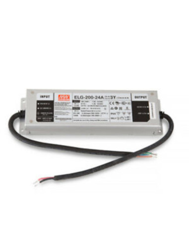 AC/DC driver LED 200W 100-305ac 24V dc 8A IP67...