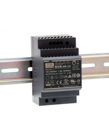 Alimentatore barra din 60W 48VDC in 230V