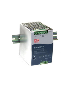 Ac/dc, slim din rail, 480W, 25vout SDR-480P-24