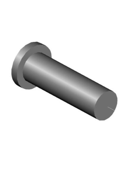 Alberino in plastica h 12mm bianco per commutatori rotativi cert. ul