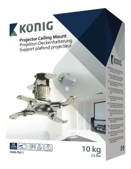 Supporto da soffitto 7,8cm 10kg