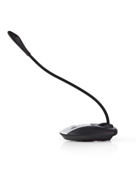 Microfono USB da tavolo con interruttore e uscita cuffie