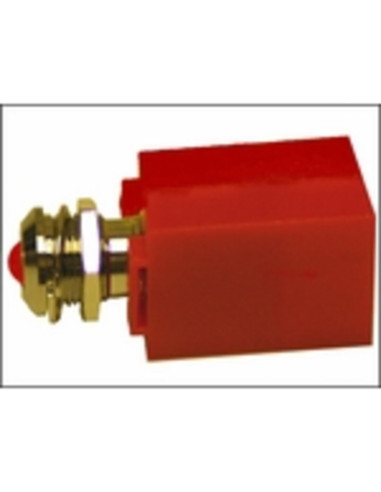 Led con ponticello rosso 230 V ac