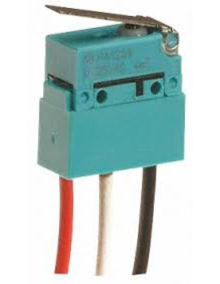 Microswitch ultraminiatura SPDT uscita cavo leva piatta