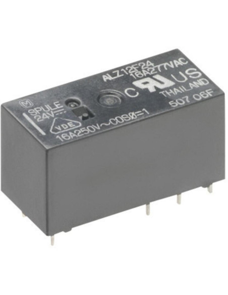 Rele' 12VDC 1 scambio 16A resinato