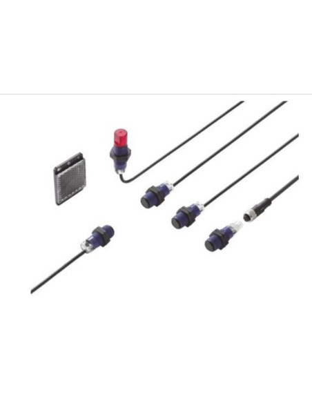 Sensore d18mm riflessione 600m PNP plast tasteggio 60cm, impulso buio cavo 2 m