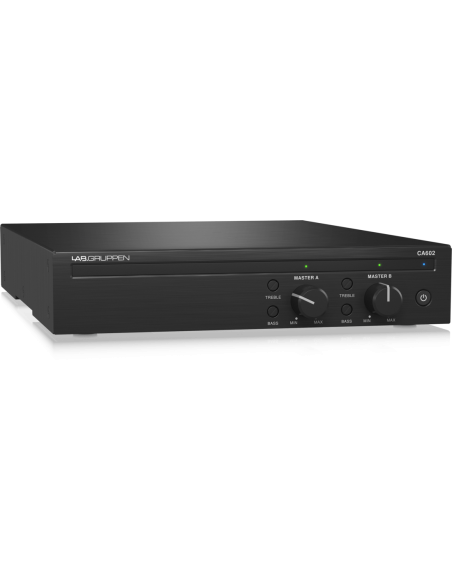 Amplificatore audio 2x60w regolabili mono/stereo  70/100v 4/8Ω