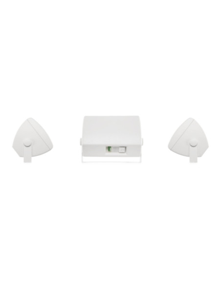 Diffusore 6" da superficie a 2 vie IP44 30W/8ohm o 70-100V bianco