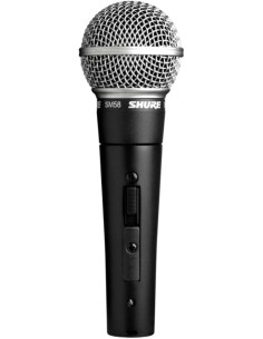 Microfono per voce dinamico cardiode con  interruttore