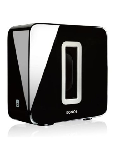 Sonos sistema ripr/ampl wireless subwoofer nero lucido