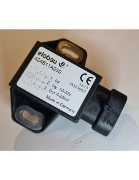 Sensore angolare Elobau 424B11A050 con connettore 3 poli  out 4-20mA