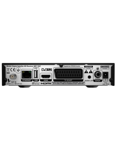 Decoder satellitare dvb-s2 hd fta USB ethernet rss SRT7007