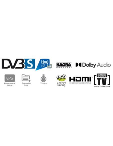 Decoder tivusat dvb-s2 hd nagra con card