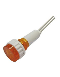 Segnalatore luminoso plastico 24V giallo