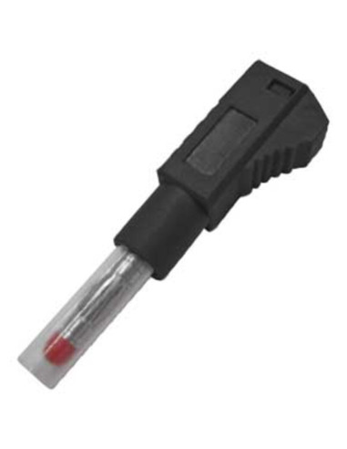 Spina banana professionale di sicurezza ⌀4mm nera