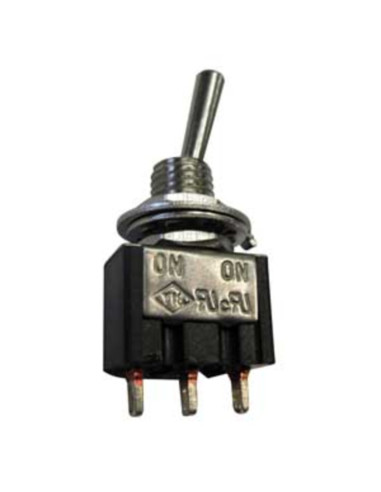 Deviatore levetta on-off-(on) miniatura max 3A...