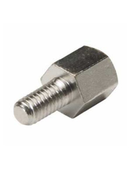 Distanziale m/f M3 50mm ottone nichelato