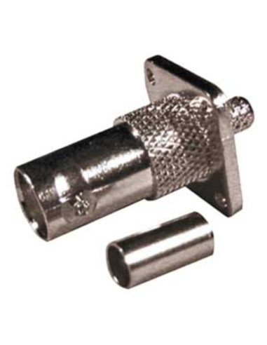 Presa BNC da pannello a crimpare per cavo RG58-223