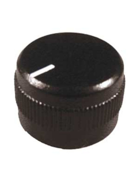 Manopola plastica 23x13 nero opaco