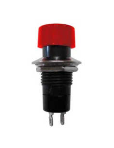 Pulsante normalmente aperto saldare 125V 3A rosso