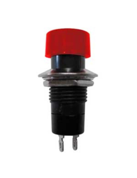 Pulsante normalmente aperto saldare 125V 3A rosso