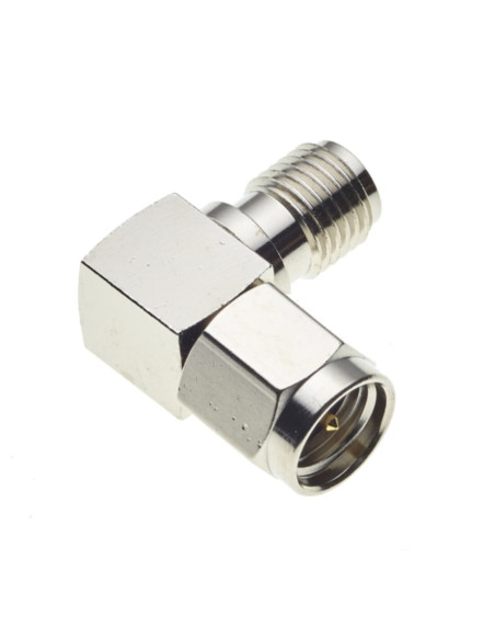 Adattatore SMA 90° da spina a presa