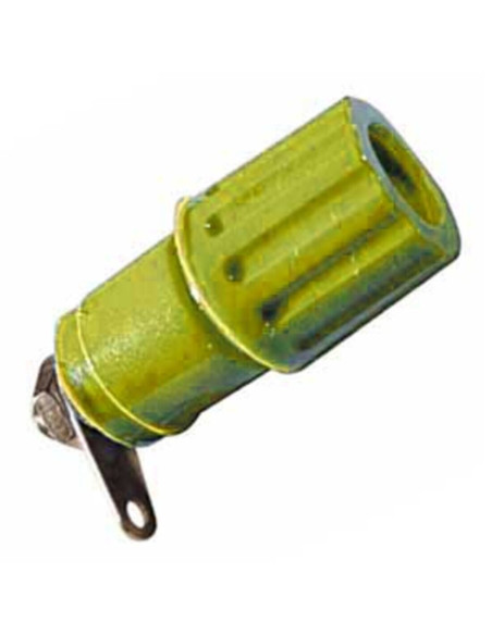 Morsetto serrafilo isolato 15A giallo