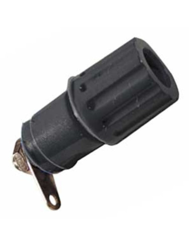 Boccola morsetto serracavo isolato 30a nero