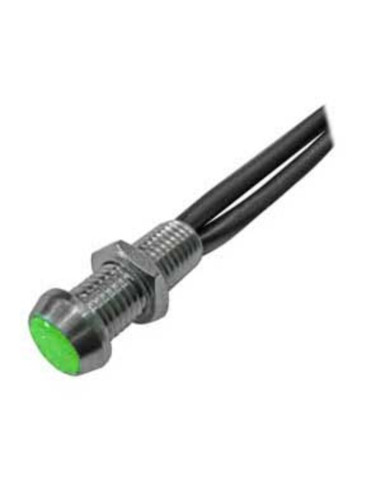 Segn.met.neon 220V.piat.verde