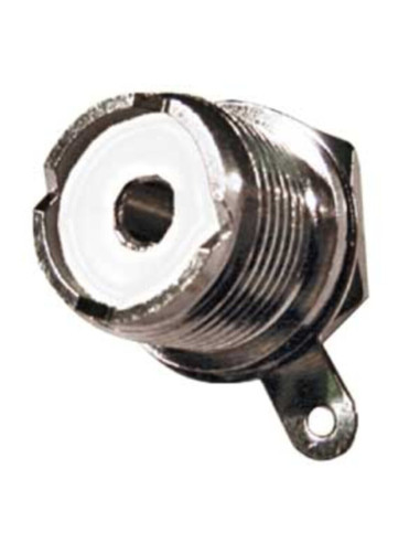 Presa UHF/pl259 da pannello a saldare con dado