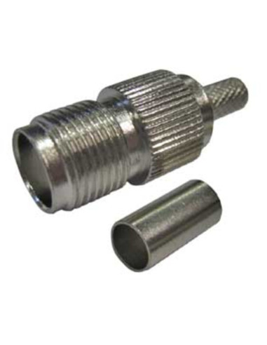Presa tnc volante a crimpare per cavo rg58 - 50Ω