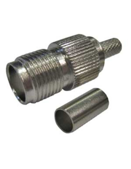 Presa tnc volante a crimpare per cavo rg58 - 50Ω