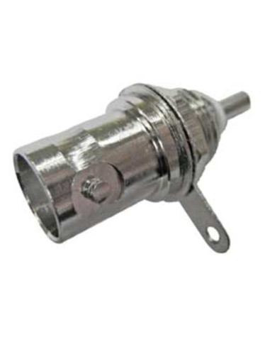 Presa BNC da pannello a saldare con dado