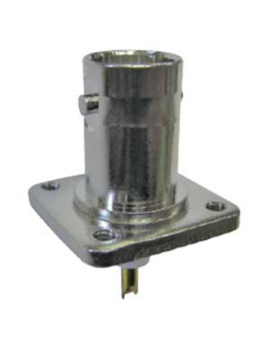 Presa BNC da pannello a saldare con flangia di...