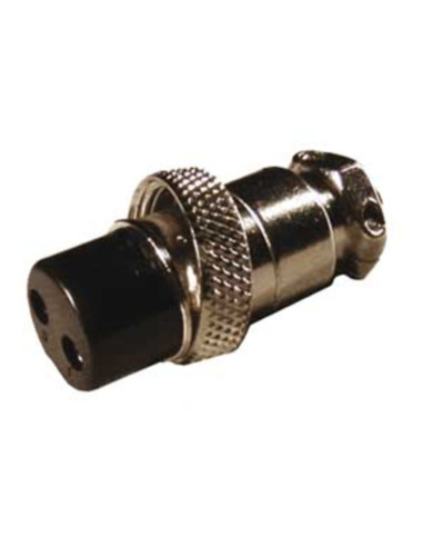 Presa volante schermata 2p irrev.