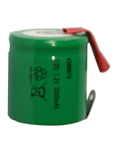 Batteria NiMH 1/2d 1,2V 3300mAh con lamelle