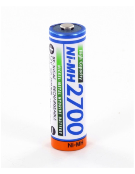 Batteria NiMH AA 2700mAh Sanyo con lamella